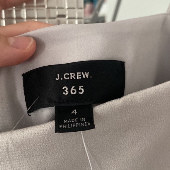 J Crew Silver Cocktail Dress - Picture 4 of 6